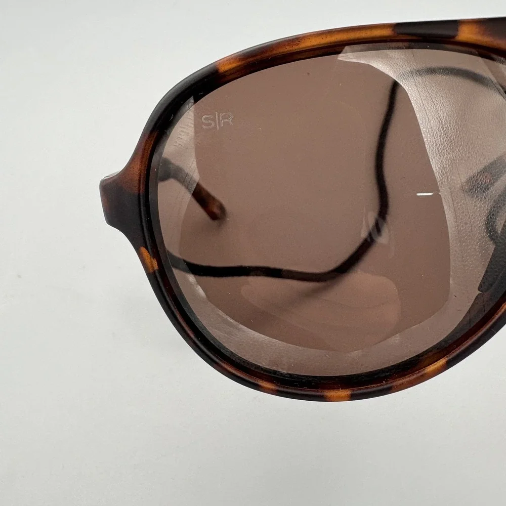Shady Rays Sunglasses Aviator‎ Crossover AC-3 Brown Tortoise Polarized w/Case